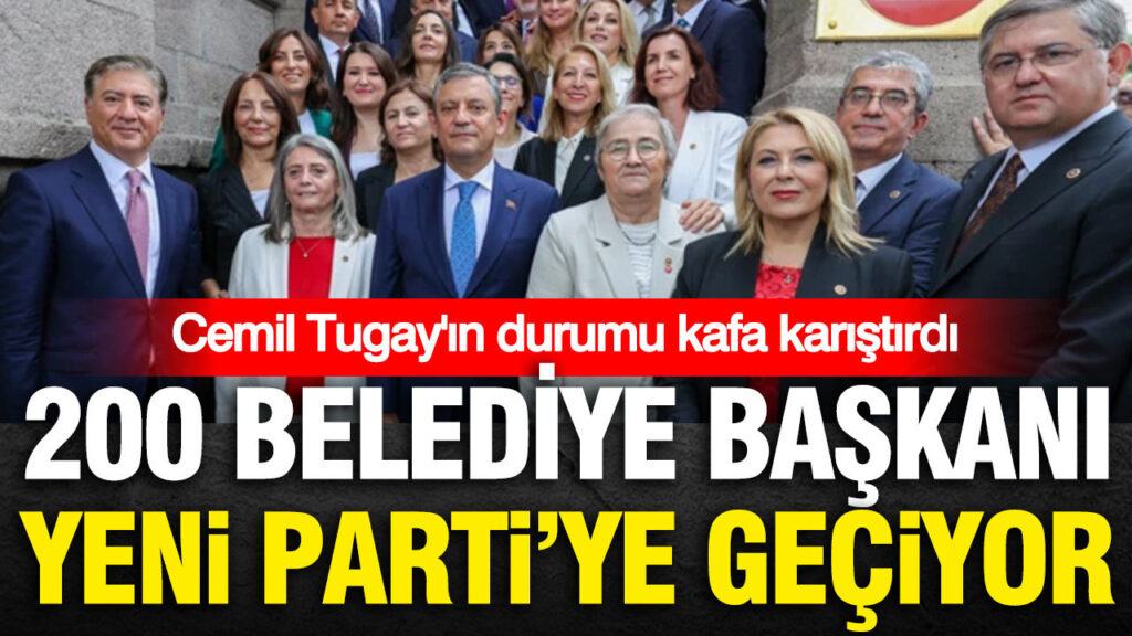 Özgür Özel açıkladı: Cemil Tugay’ın durumu belli değil, 200’den fazla belediye YENİ Parti’ye geçiyor